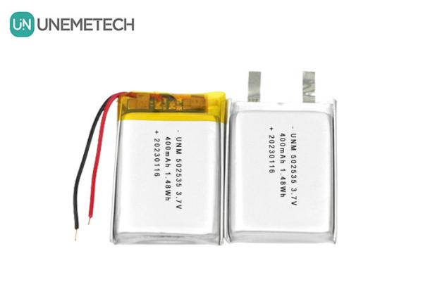 Buy cheap Li Polymer Battery Pack 502535 400mAh 3.7V battery for Electronic Appliances from wholesalers