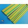 Buy cheap electrical insulation tube PE/PVC heat shrink tube green / yellow double color from wholesalers