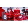 Buy cheap Red High Pressure Fire Fighting Pumps / Hospitals Diesel Fire Pump Package from wholesalers