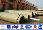 Gr65 Galvanized Steel Pole For 10KV-550KV Electrical Transmission Line