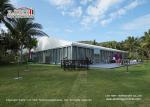 Aluminum Outdoor Event Tents With Glass Sidewall For Meeting Event , Outdoor