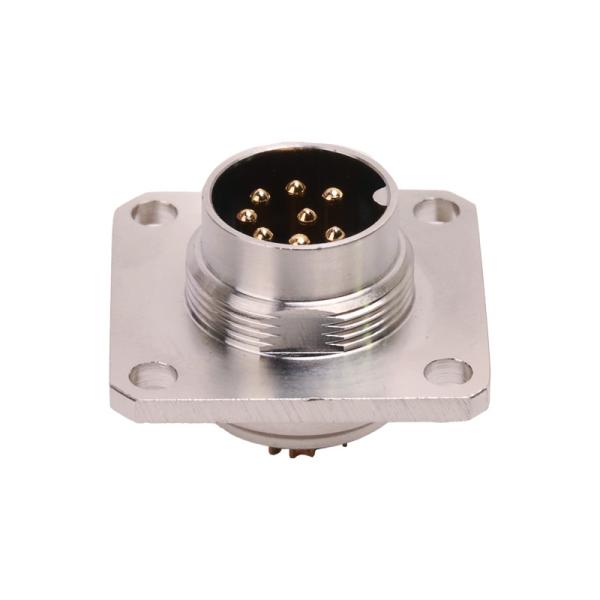 Buy cheap CuZn PA66 M16 Square Flange Connector Transparent TPU M16 Waterproof Connector from wholesalers