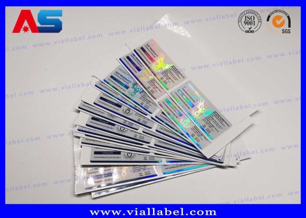 Buy cheap 15ml Peptide Bottle Labels Glossy Waterproof Pharmaceutical Glass Vial Labels Hologram Medication Label Stickers from wholesalers