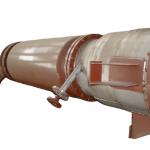 Horizontal Thin Film Evaporator 10 Square Meter Scraper Type For Coconut Oil