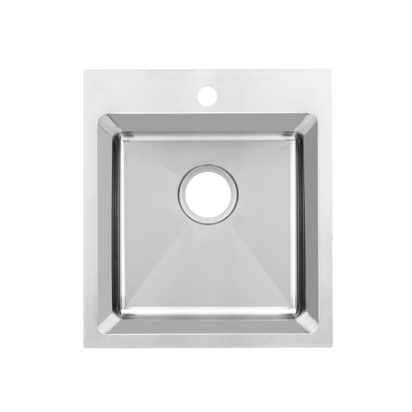 Buy cheap China Supply Above Counter Topmount Sink Stainless Steel 304 Bowl Kitchen Sink With Drain from wholesalers