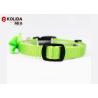 Buy cheap Solid Safe Nylon Cat Collars Rosette Lace Fabric Eco - Friendly With Bell from wholesalers