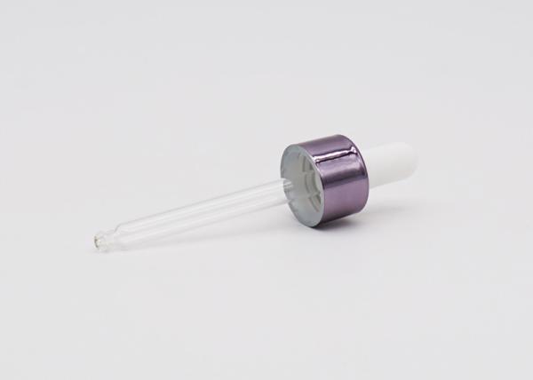 Buy cheap Aluminum Purple Dropper 18 Mm Essential Oil Pipettes For Skin Care Oil from wholesalers