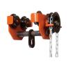 Buy cheap 30 T Type Geared Push Travel Trolley With Curved Tracks One Year Guarantee from wholesalers