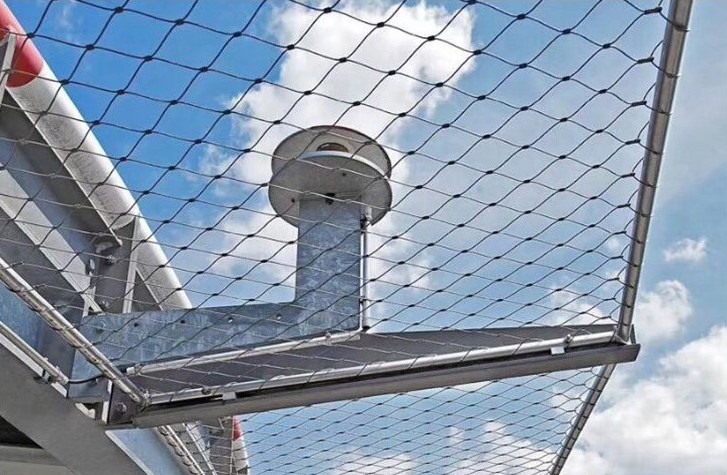 Flexible Stainless Steel Wire Rope Net for Building Protection Woven Wire Mesh