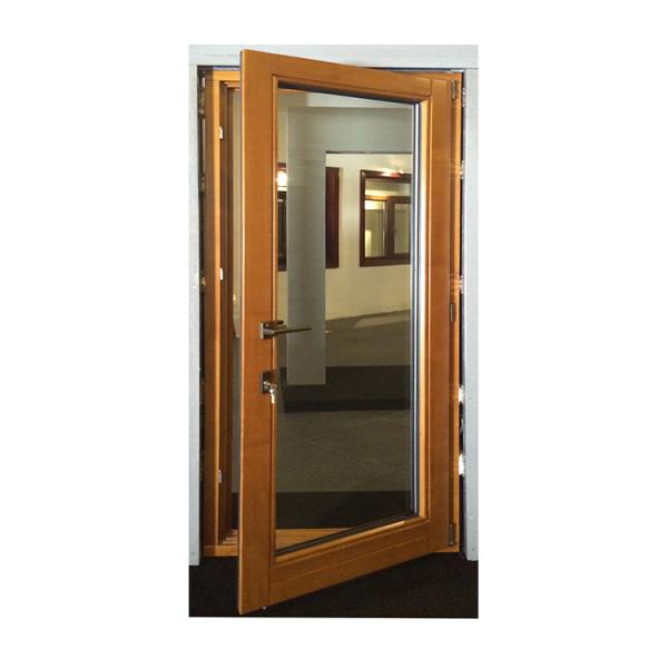 Buy cheap KDSBuilding Powder Coating Frame Covers Profile Solid Wood Double Front Entry Door Wooden Window Design from wholesalers