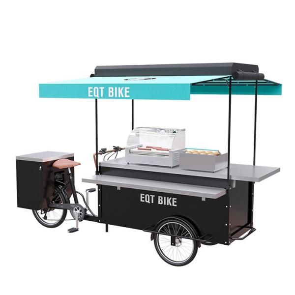Buy cheap Oil Resistant Bike Food Cart Electric Powered With High Standard Battery from wholesalers