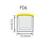Buy cheap IP68 Rated 10x10mm Mini Size LED Neon Flex with Top View Design and Long Lifespan from wholesalers