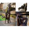 Buy cheap Modern Bronze Rugby Sculpture , Metal Outdoor Art Statues For Sandymount Hotel from wholesalers