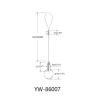 Buy cheap Lighting Hardware Linear Light Hanging System Adjustable YW86005 from wholesalers