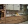 Buy cheap 3500mm Modern Brown Cabinet Kitchen L Shaped Pantry For Apartment Villa from wholesalers
