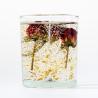 Buy cheap Decorative Dried Flower Candles And Gel Wax Glass Jar Scented Candle from wholesalers