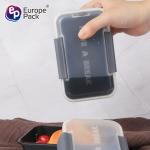 Plastic Food Storage Bento Box Fresh Keeping Sealed Square Lunch Box Kitchen