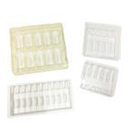 Customized Clear Blister vial tray medicine tray with multiple specification