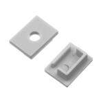 Square Plaster LED Profile PC Cover Strip Channel Drywall Gypsum Anodized 35