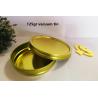 Buy cheap 125g Round Vacuum Empty Caviar Tin Can With 0.28mm Tinplate Material from wholesalers