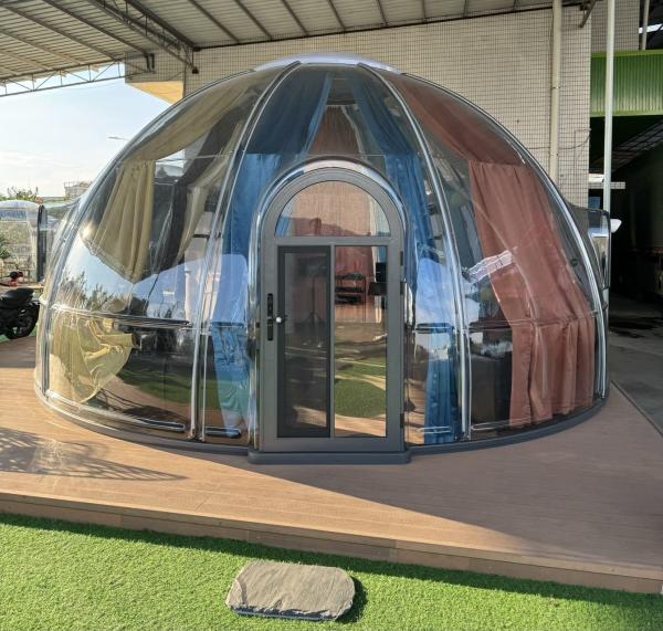 Buy cheap Popular Bubble Dome House Clear Outdoor Tent Polycarbonate Dome Room for Homestay from wholesalers