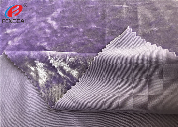 Diamond Brushed Shiny Ice Velvet Polyester Spandex Velvet Fabric For Sofa