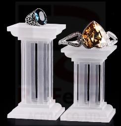 Buy cheap Elegant acrylic display riser for ring, High end display stand for finger ring from wholesalers