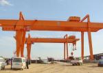 European Standard Mobile Outdoor Gantry Lifting Machine With Electric Trolley