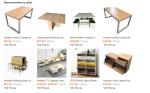Wholesale Living Room Furniture Used closet folding Coffee Table