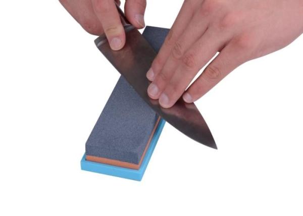 Buy cheap Two Side Kitchen Whetstone Sharpening Stone , 120 80 Grit Stone Knife Sharpener from wholesalers