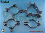 Adjustable round pole band
