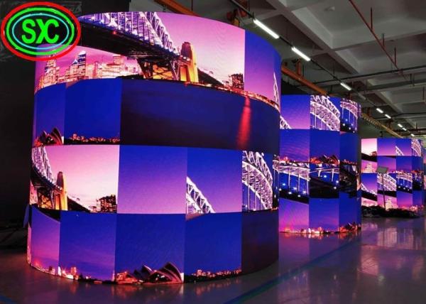 Buy cheap Rolling Advertising led flexible display , Digital curved led screen Video P10 smd 3535 from wholesalers