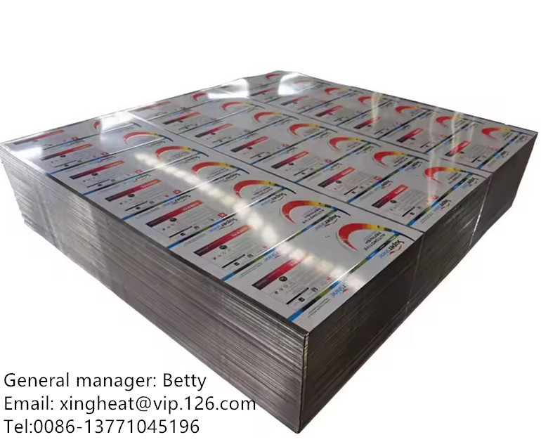 Electrolytic Tinplate Sheets with T2-T5 Temper 5.6/5.6 Tin Coating Matt Surface Finish 600mm-1160mm Cutting Length