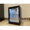 Buy cheap Single Door Hinged Commercial Bar Fridge Black Beer Display Chiller from wholesalers