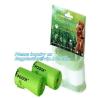 Buy cheap 4 rolls white plastic compostable doggie poop bag, 240 bags Tie top handle Cornstarch Earth Friendly Cornstarch composta from wholesalers