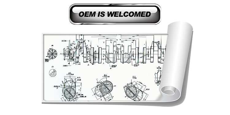 OM314 314 030 6202 Mercedes Benz Engine Parts , Diesel Engine Crankshaft HRC46 - 52