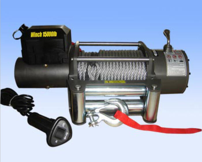 4WD Winch with Single line rated pull 15000lb(6787kg)