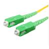 Buy cheap SC APC Fiber Optic Patch Cord 3.0mm PVC/Yellow SM Fiber Optic Jumper Cable from wholesalers