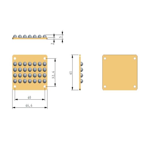 400W High Power 4632 COB 25W/cm2 LED UV Module