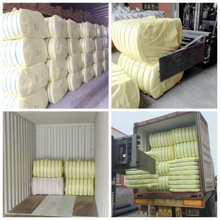 Raw White Virgin Polyamide Fiber 38-120mm High Durability GRS