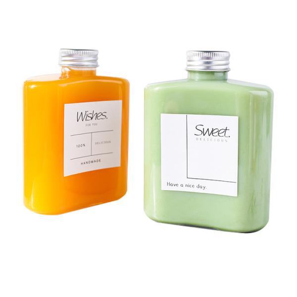 Buy cheap 200ml 12 Oz Square Glass Beverage Bottle BPA Free For Outdoor Picnic Portable from wholesalers