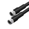 Buy cheap Female To Female M8 Waterproof Connector 3 Pin REACH With Cable from wholesalers