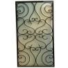 Buy cheap 2.54CM Wrought Iron And Glass Front Entry Doors Inserts 10X10MM Steel Dust Proof from wholesalers