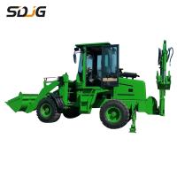 Buy cheap 0.5m3 Earthmoving Towable Backhoe Loader , Small Digger Loader Machinery product