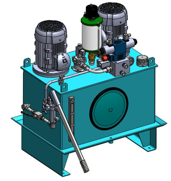 Buy cheap AC380V 4KW Industrial Hydraulic Power Unit For Single Acting Cylinders from wholesalers