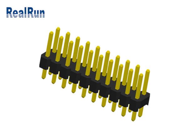 Buy cheap PBT PA6T 20P Double Row Dip Pin Header Male Brass Pcb 3.0A Brass from wholesalers