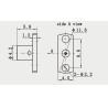 Buy cheap 2 Holes Flange Mount SMP Male Push on Coaxial RF Connector from wholesalers