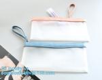 promotion zipper pencil bag, Waterproof and shockpfoof Triangular pencil bag