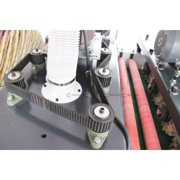 20m/Min Door Cabinet Wood Polishing Machine Brushing Polish Sander Machine