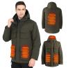 Buy cheap Wholesale Rechargeable 4 Zones Heating Winter Waterproof Men's Warming Heated Down Jacket from wholesalers